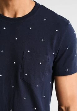 Pier One Camiseta Estampada - Navy, Hombre -Ofertas Pier One Tienda 96c9f67c6a00437987c7bb1a0064f91a