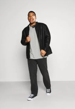 Pier One Hombre 5 PACK - Camiseta Básica - Khaki/grey/dark Blue