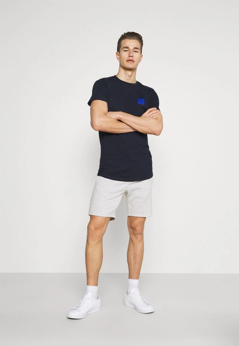 Pier One Hombre 2 PACK - Shorts - Mottled Light Grey/dark Blue 3 Pier One Hombre 2 PACK - Shorts - Mottled Light Grey/dark Blue