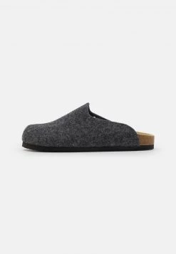 Pier One Unisexo UNISEX - Pantuflas - Dark Grey