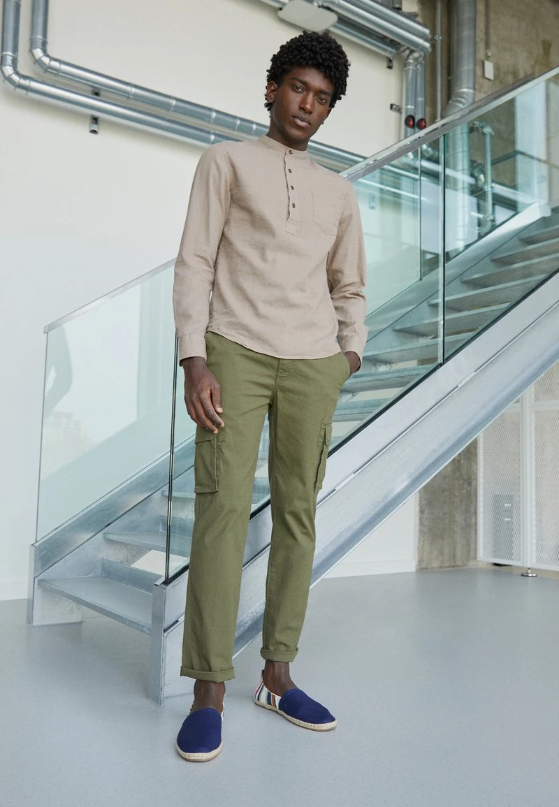 Pier One Hombre Pantalones Cargo - Olive 3 Pier One Hombre Pantalones Cargo - Olive