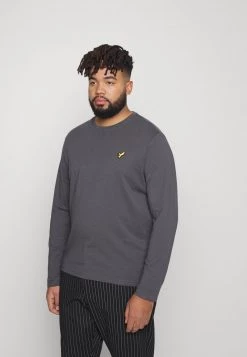 Pier One Hombre Camiseta De Manga Larga - Grey