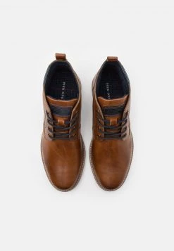 Pier One Hombre LEATHER - Botines Con Cordones - Cognac -Ofertas Pier One Tienda a91f86d9419c40c08cde7e0c774b1ead