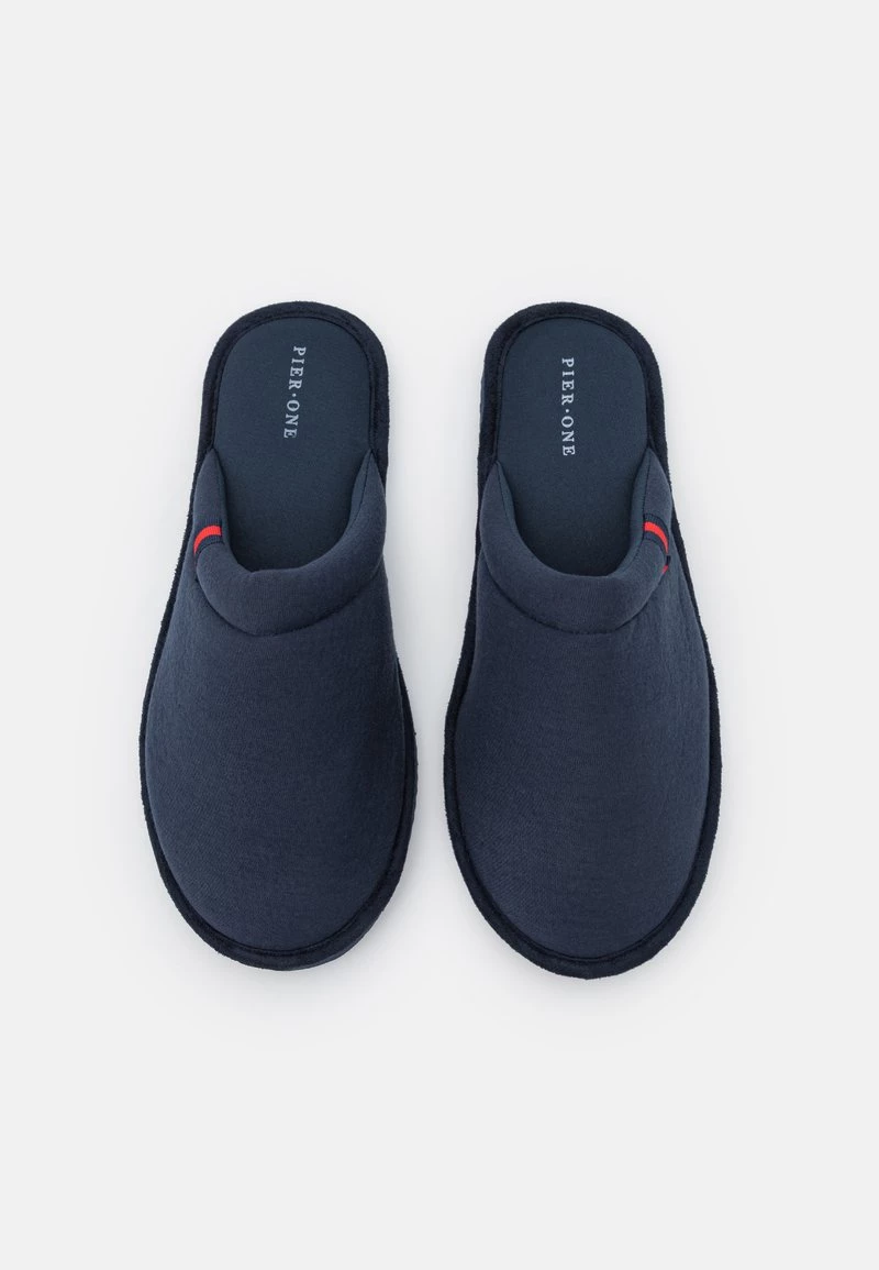 Pier One Hombre Pantuflas - Dark Blue 6 Pier One Hombre Pantuflas - Dark Blue - Imagen 4