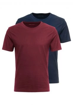 Pier One Hombre 2 PACK - Camiseta Básica - Bordeaux -Ofertas Pier One Tienda a990708a965045f09ae4d28cffe4d0b2