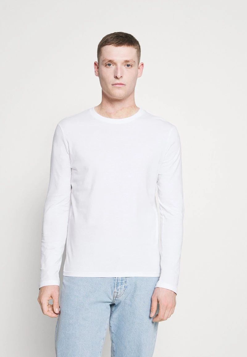 Pier One Hombre 5 PACK - Camiseta De Manga Larga - White/dark Blu/grey 4 Pier One Hombre 5 PACK - Camiseta De Manga Larga - White/dark Blu/grey - Imagen 2