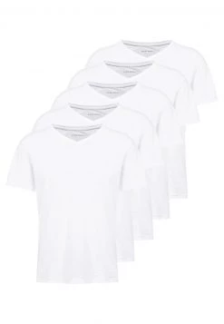 Pier One Hombre 5 PACK - Camiseta Básica - White -Ofertas Pier One Tienda aaec20eea5684fdcadc437e90f270976