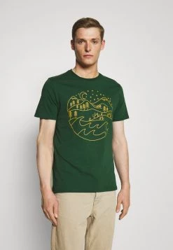 Pier One Hombre Camiseta Estampada - Dark Green