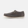 Pier One LEATHER - Zapatos Con Cordones - Grey, Hombre -Ofertas Pier One Tienda abf7d713af7a419490e8ae8db780c1e2