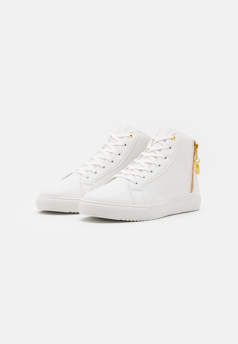 Pier One Unisexo UNISEX - Zapatillas Altas - White/gold-coloured 4 Pier One Unisexo UNISEX - Zapatillas Altas - White/gold-coloured - Imagen 2