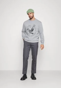 Pier One Hombre Sudadera - Mottled Grey -Ofertas Pier One Tienda ad21a1e4a26a40ae9c70b435623e0b47