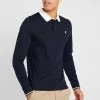 Pier One MUSCLE FIT - Polo - Dark Blue, Hombre