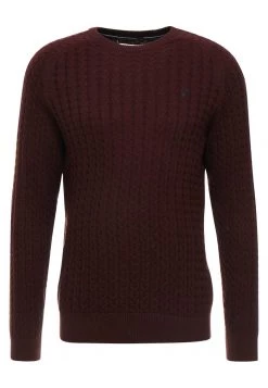 Pier One Hombre Jersey De Punto - Mottled Bordeaux -Ofertas Pier One Tienda b01a20a925a3490fb12d77990c4bbfde
