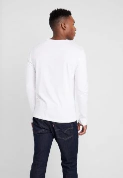 Pier One Hombre Camiseta De Manga Larga - White -Ofertas Pier One Tienda b2c53e1239ce4cbb97e2f4dd1a88ae6b