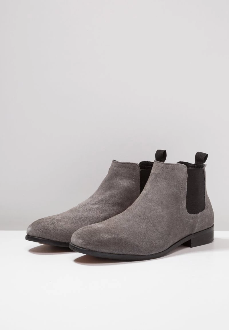 Pier One Hombre LEATHER - Botines - Dark Gray 5 Pier One Hombre LEATHER - Botines - Dark Gray - Imagen 3