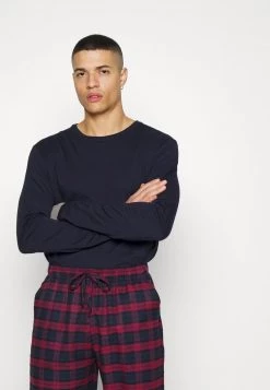 Pier One Hombre Pijama - Dark Blue/bordeaux -Ofertas Pier One Tienda b55890f1d54149c69fc21ef407f514b1