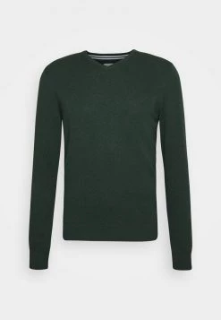 Pier One Hombre Jersey De Punto - Mottled Dark Green