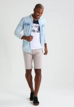 Pier One Hombre Camiseta Estampada - Navy/white -Ofertas Pier One Tienda b7ce334886f5407db7c7ba495eb42735