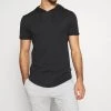 Pier One Camiseta Estampada - Black, Hombre -Ofertas Pier One Tienda bc92a23f684746148e092058e4101183