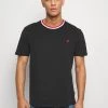 Pier One Hombre Camiseta Básica - Black