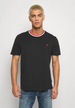 Pier One Hombre Camiseta Básica - Black