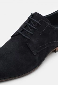 Pier One Hombre LEATHER - Zapatos Con Cordones - Blue -Ofertas Pier One Tienda c15851aa3db94e47acfd7e40907c7c40