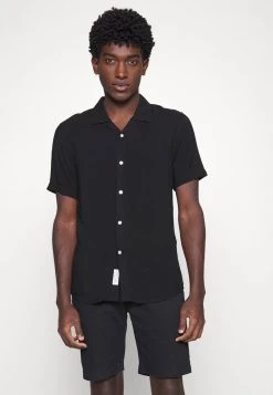 Pier One Hombre 2 PACK - Camisa - Black/white -Ofertas Pier One Tienda c6d6713af3d44ded94a400a92a553cf3