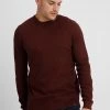 Pier One Hombre Jersey De Punto - Mottled Bordeaux -Ofertas Pier One Tienda c8af49877993401ea2a8ddfcbaa8a5fd