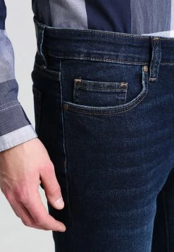 Pier One Hombre BASIC - Vaqueros Rectos - Dark Blue Denim -Ofertas Pier One Tienda cab4c5a817d8404784a40aa6e7e7d551