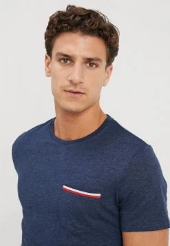 Pier One Camiseta Básica - Mottled Dark Blue, Hombre -Ofertas Pier One Tienda cf0b128f23eb42d29f229a8b186e6078
