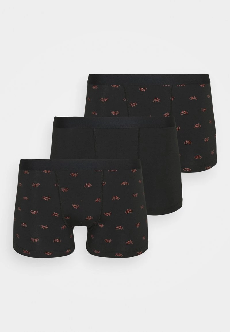 Pier One Hombre 3 PACK - Culotte - Black/red 6 Pier One Hombre 3 PACK - Culotte - Black/red - Imagen 4