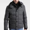 Pier One Hombre HOODED - Chaqueta De Invierno - Grey Melange -Ofertas Pier One Tienda d42dadfeb3f54bfdabf37d8a43f9918d