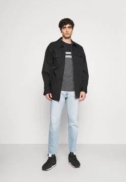 Pier One Hombre Camiseta Estampada - Black/grey -Ofertas Pier One Tienda d4d84d7a61184c9caf328858d7d34ba2