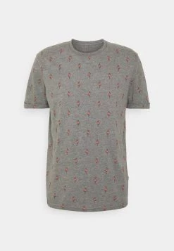 Pier One Hombre Camiseta Estampada - Grey