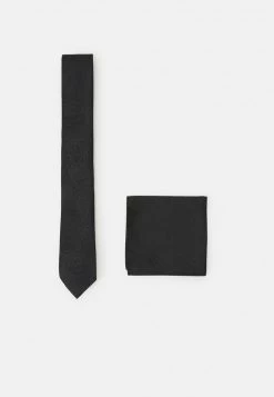 Pier One Hombre SET - Corbata - Black