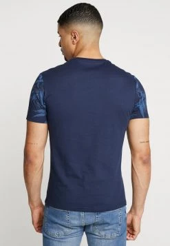 Pier One Camiseta Estampada - Blue, Hombre -Ofertas Pier One Tienda d7caa0e46d5e4a94822a1285da83c046