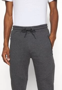 Pier One Hombre Pantalones Deportivos - Mottled Dark Grey -Ofertas Pier One Tienda d81092e27a2f4f3086487c5a7d2f3470
