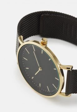 Pier One Unisexo Reloj - Black/goldcoloured -Ofertas Pier One Tienda d82a4b1cf6264e3d85fa04ce848764be