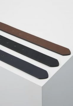 Pier One Hombre 3 PACK - Cinturón - Dark Blue/black/brown -Ofertas Pier One Tienda dadc3ba4b6824642bf3c013f6c419963