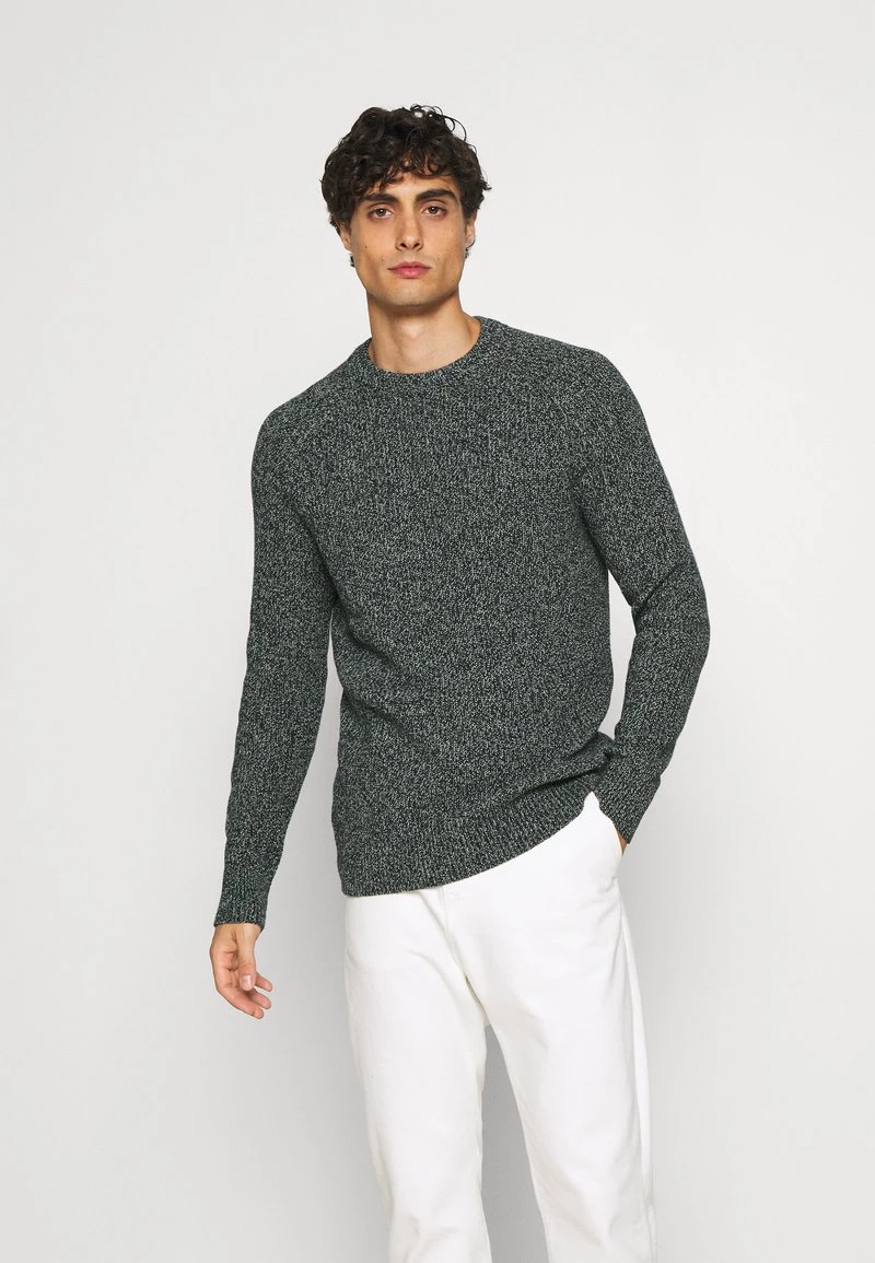 Pier One Hombre MULTICOLOUR HALF CARDIGAN JUMPER - Jersey De Punto - Dark Green 3 Pier One Hombre MULTICOLOUR HALF CARDIGAN JUMPER - Jersey De Punto - Dark Green