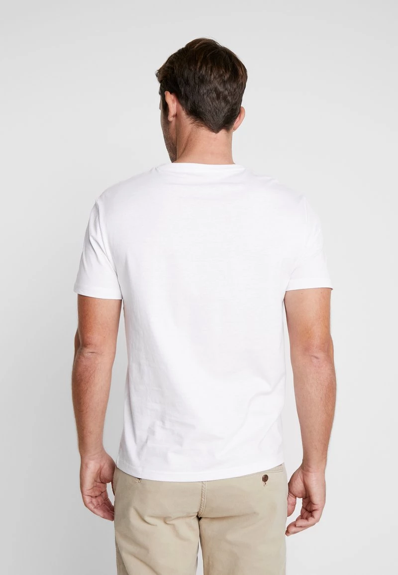 Pier One 3 PACK - Camiseta Básica - White, Hombre 5 Pier One 3 PACK - Camiseta Básica - White, Hombre - Imagen 3