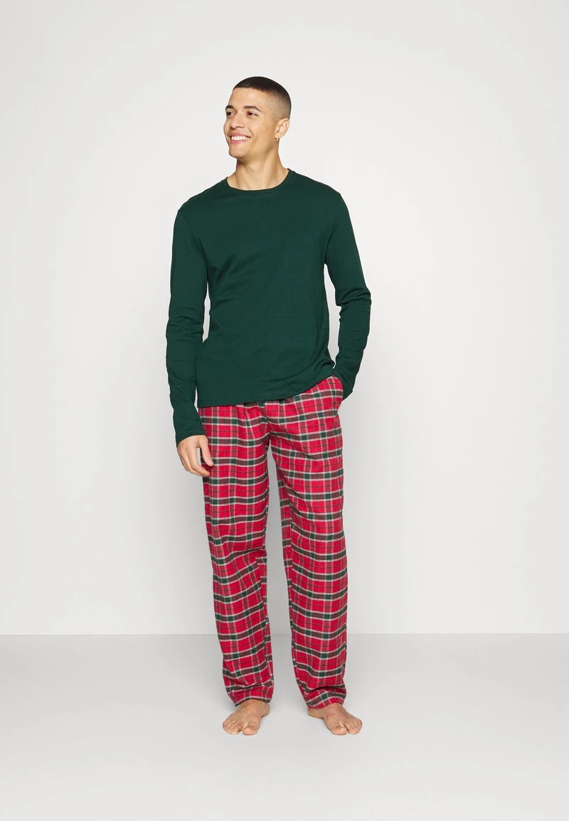 Pier One Hombre Pijama - Dark Green/red 4 Pier One Hombre Pijama - Dark Green/red - Imagen 2