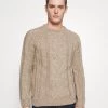 Pier One Hombre Jersey De Punto - Mottled Beige -Ofertas Pier One Tienda deedf5582e5c4b6b941eafe09b4dd31a