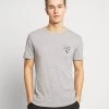 Pier One Hombre Camiseta Estampada - Mottled Grey -Ofertas Pier One Tienda e11456331c254c5a91e97bb457c027f6