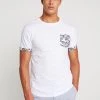 Pier One Hombre Camiseta Estampada - White -Ofertas Pier One Tienda e2e89ef35b2c4e1bbf7c063e733adf75