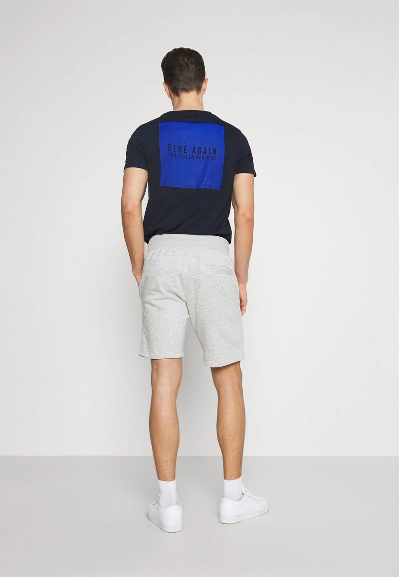 Pier One Hombre 2 PACK - Shorts - Mottled Light Grey/dark Blue 5 Pier One Hombre 2 PACK - Shorts - Mottled Light Grey/dark Blue - Imagen 3