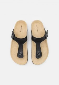 Pier One UNISEX - Sandalias De Dedo - Black, Unisexo -Ofertas Pier One Tienda e70e6d897c97497eb35826036316c96f