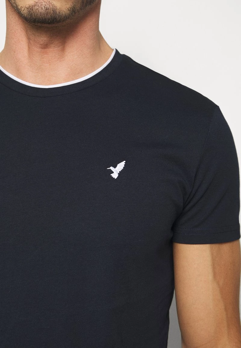 Pier One Camiseta Básica - Dark Blue, Hombre 8 Pier One Camiseta Básica - Dark Blue, Hombre - Imagen 6