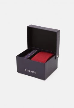 Pier One Hombre SET - Corbata - Dark Red -Ofertas Pier One Tienda e9062ffbe8ab4c66888fc5ba8dceb0eb