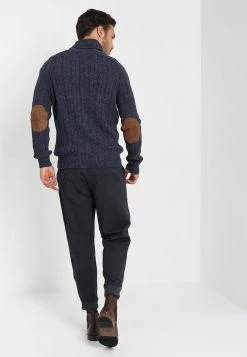 Pier One Hombre Chaqueta De Punto - Mottled Blue -Ofertas Pier One Tienda f0ebe20cb6d340119df0abb67706dd63